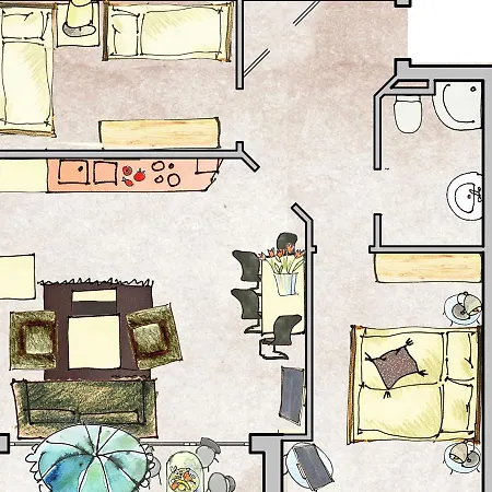 Duenenresidenz Koenigin Augusta - Apt. 11