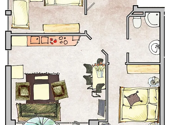 Dünenresidenz Königin Augusta - Apt. 11